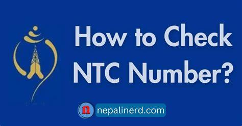 How to Check NTC Number .